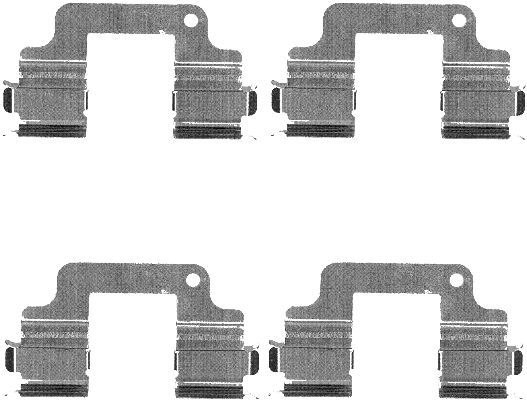 Rem montageset Textar 82074200