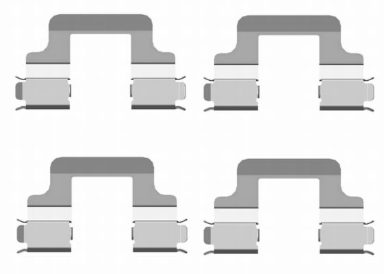 Rem montageset Textar 82502000