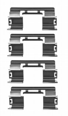 Rem montageset Textar 82505200