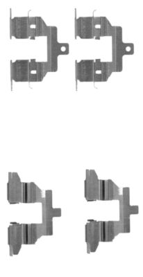 Rem montageset Textar 82508000
