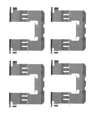 Rem montageset Textar 82511900