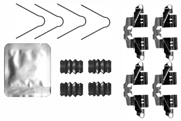 Rem montageset Textar 82555500