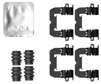 Accessoireset, schijfremblok Textar 82563300