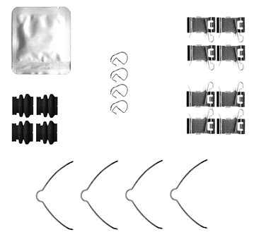 Accessoireset, schijfremblok Textar 82564500