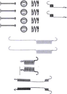 Rem montageset Textar 97002400