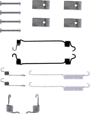 Rem montageset Textar 97006300