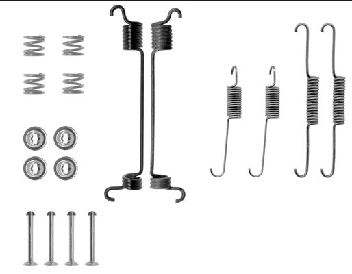 Rem montageset Textar 97011900