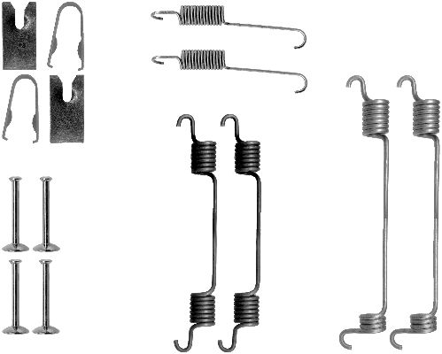 Rem montageset Textar 97015800