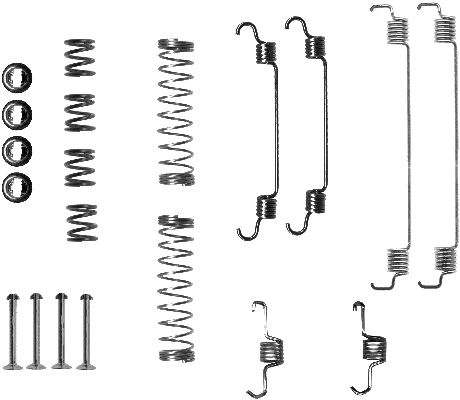 Rem montageset Textar 97031200