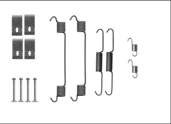 Rem montageset Textar 97041700