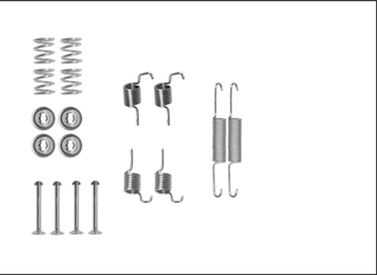 Rem montageset Textar 97042600