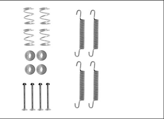 Rem montageset Textar 97043400