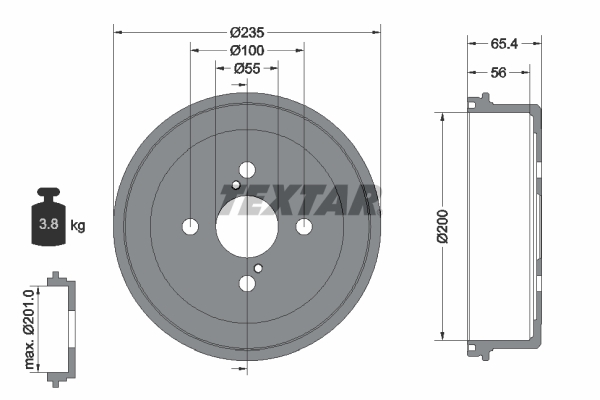 Remtrommel Textar 94021200