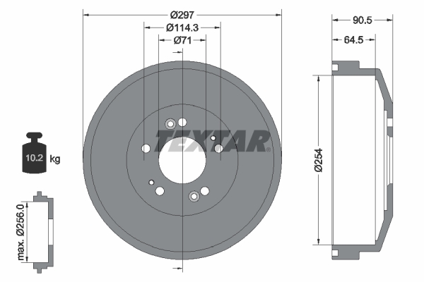 Remtrommel Textar 94030500