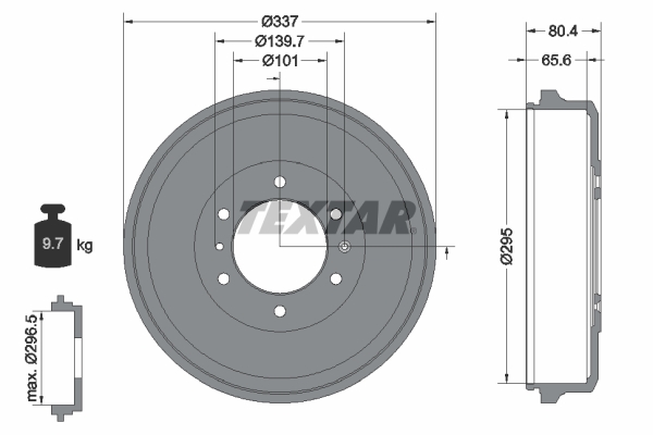 Remtrommel Textar 94039400