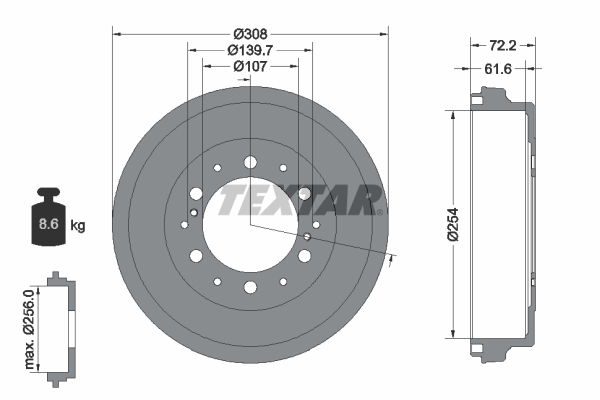 Remtrommel Textar 94039900