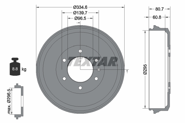 Remtrommel Textar 94040300