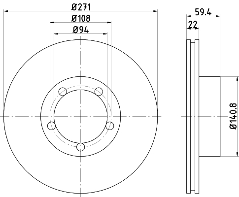 Remschijven Textar 92032800