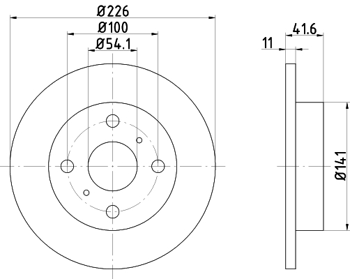 Remschijven Textar 92067100