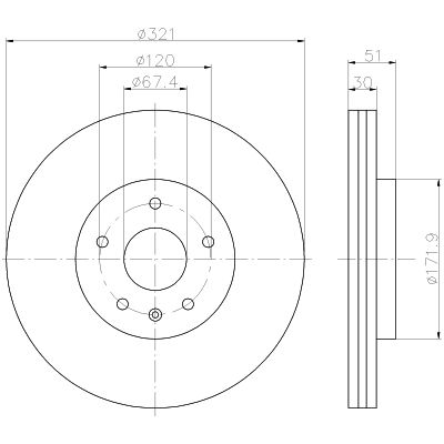 Remschijven Textar 92253503