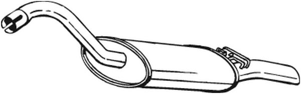 Achterdemper Bosal 105-017