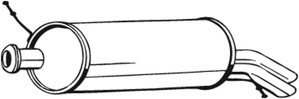 Achterdemper Bosal 135-547