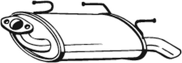 Achterdemper Bosal 145-615