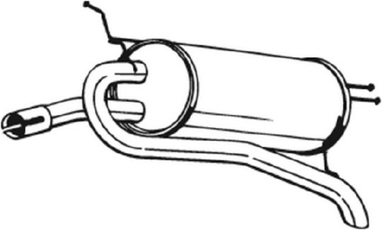 Achterdemper Bosal 148-223