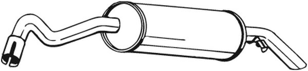 Achterdemper Bosal 154-219
