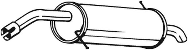 Achterdemper Bosal 154-479