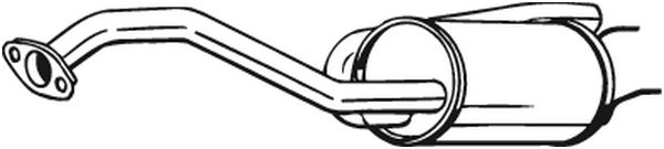 Achterdemper Bosal 163-057