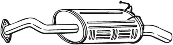 Achterdemper Bosal 163-063