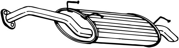 Achterdemper Bosal 165-153