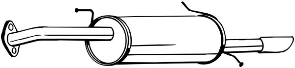 Achterdemper Bosal 169-005