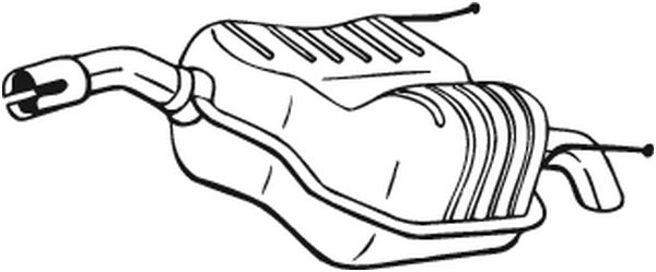 Achterdemper Bosal 185-461