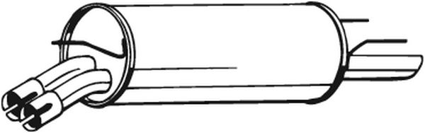 Achterdemper Bosal 185-713