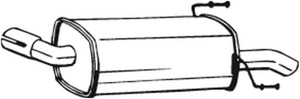 Achterdemper Bosal 185-279