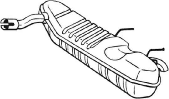 Achterdemper Bosal 185-365