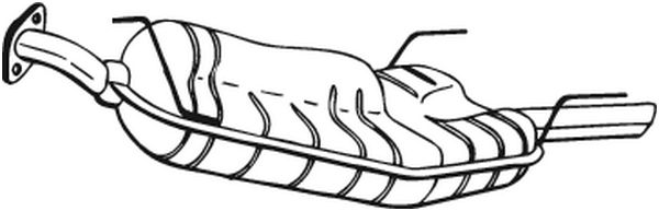 Achterdemper Bosal 185-109