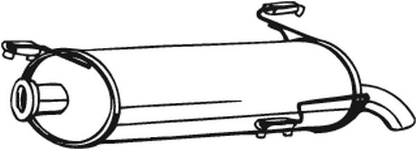 Achterdemper Bosal 190-219