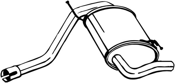 Achterdemper Bosal 200-113