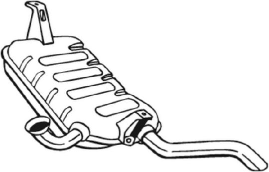 Achterdemper Bosal 200-809
