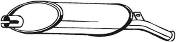 Achterdemper Bosal 200-925