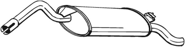 Achterdemper Bosal 220-649