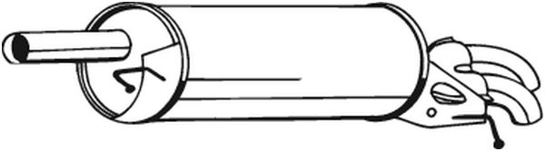 Achterdemper Bosal 233-589