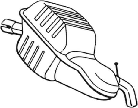 Achterdemper Bosal 235-139