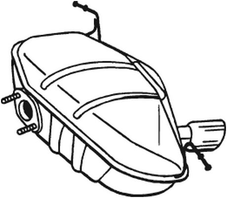 Achterdemper Bosal 247-413