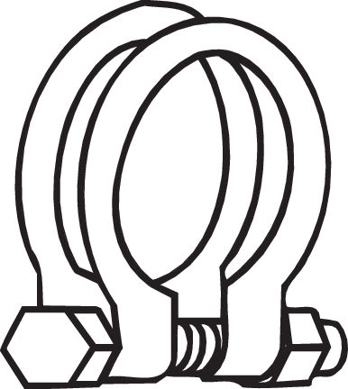 Bosal Uitlaatklem 250-465