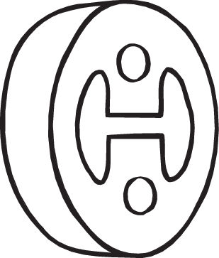 Ophangrubber Bosal 255-547