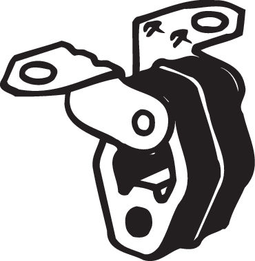 Ophangrubber Bosal 255-084